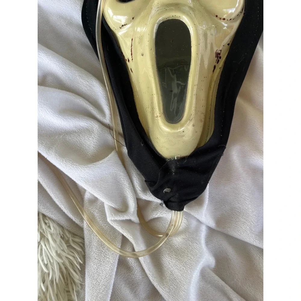 Vintage‎ Scream Ghostface Bleeding Mask Fun World Horror Movie Halloween Cosplay